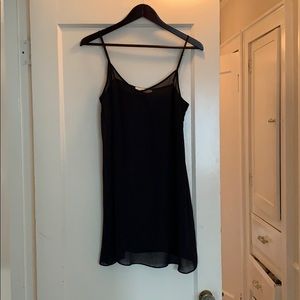 Silk chiffon slip dress by Tory burch